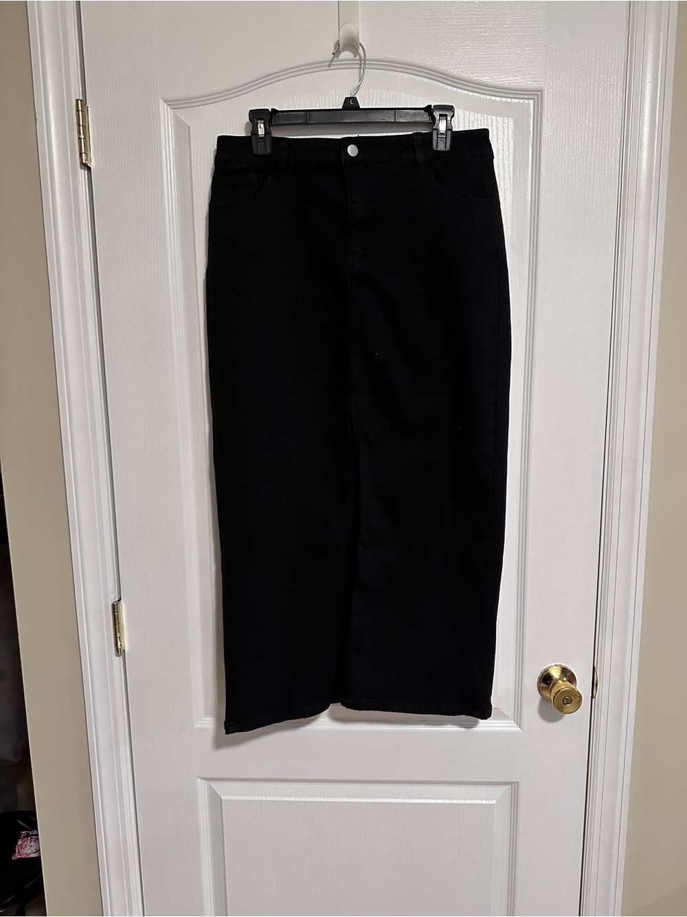 🖤 SHEIN Black Denim Maxi Skirt XL 🖤
